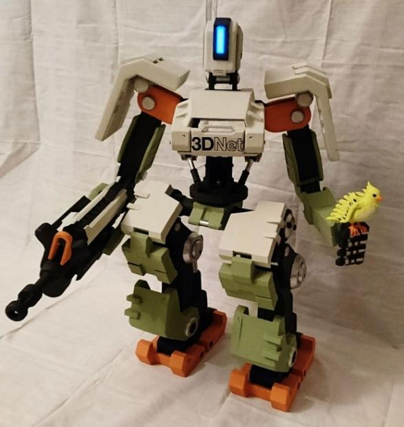 Overwatch's Bastion reborn as epic 3D printed PC build 5