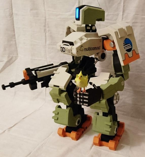 Overwatch's Bastion reborn as epic 3D printed PC build 6