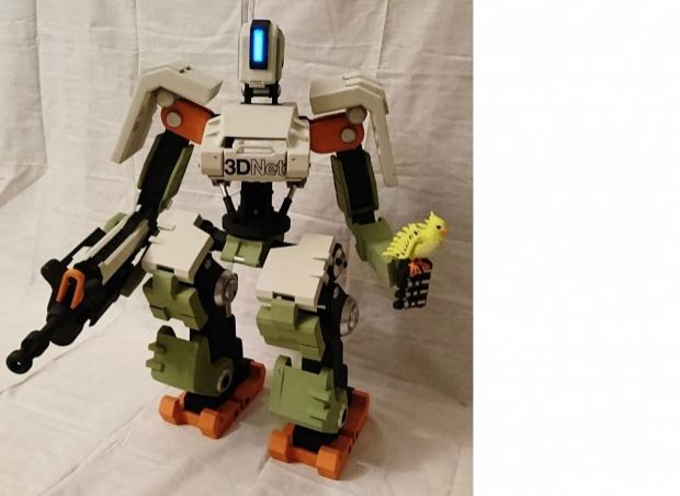 Open enlarged image Overwatch's Bastion reborn as epic 3D printed PC build