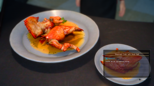 Final Fantasy 15 in-game food was cooked by devs 18