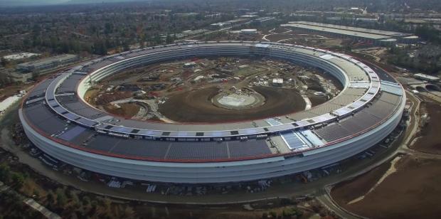 Apple's spaceship campus detailed in 4K drone footage | TweakTown.com