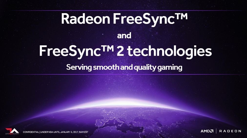 AMD announces FreeSync 2, enthusiast level monitor tech