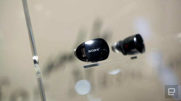 Open enlarged image Sony follows Apple with its new wireless earphones