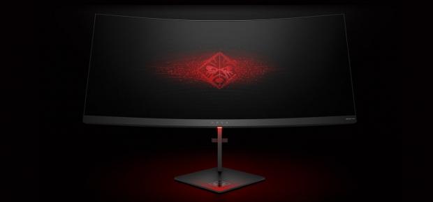 HP reveals Omen curved 3440 x 1440 100Hz G-Sync display 3