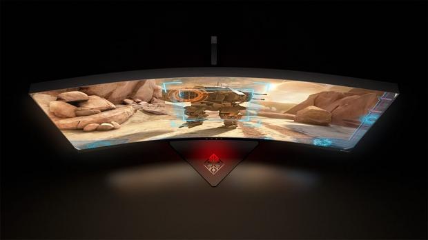 HP reveals Omen curved 3440 x 1440 100Hz G-Sync display 9