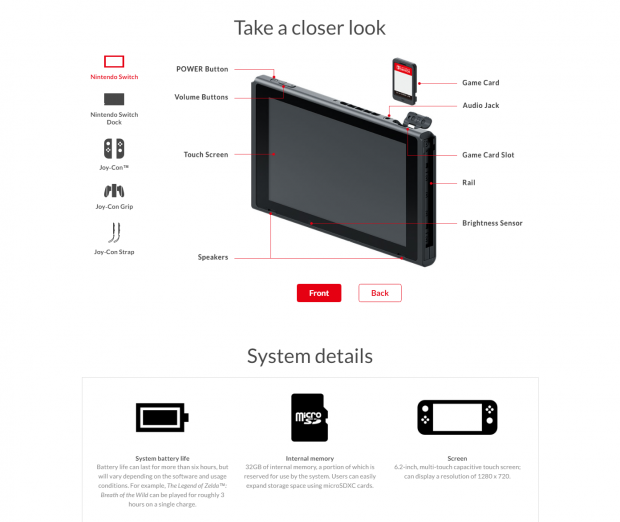 Nintendo Switch, Hardware