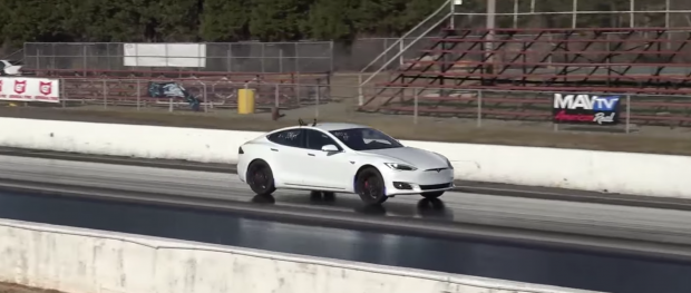 Model S P100D runs 0 100 in 2.3 sec with latest update
