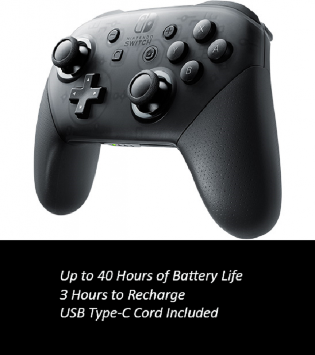 nintendo switch pro controller battery