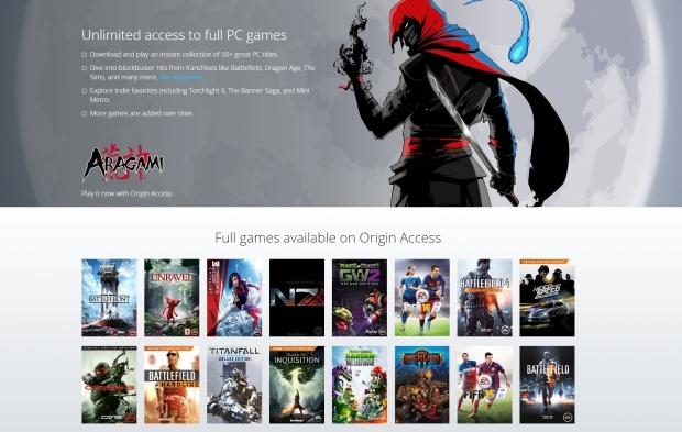 EA announces Origin Access, $4.99 monthly subscription for PC