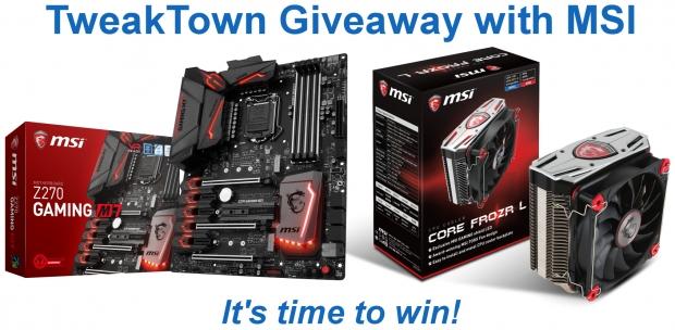 GIVEAWAY: MSI Z270 GAMING M7 Motherboard & CORE FROZR L 1