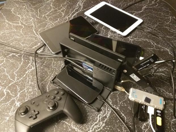 nintendo switch charging with phone charger