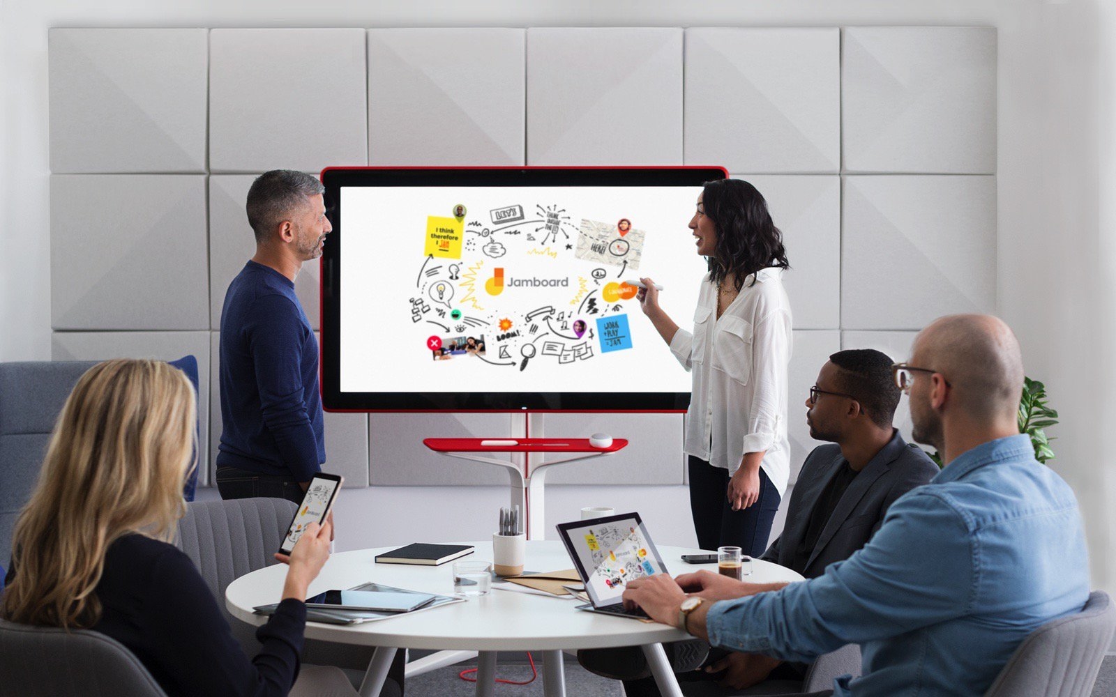 Google's new 4K digital board eyes down Surface Hub