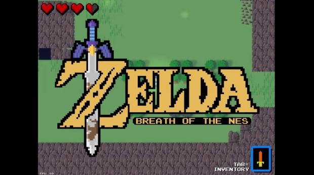 What Zelda: Breath of the Wild would look like on NES