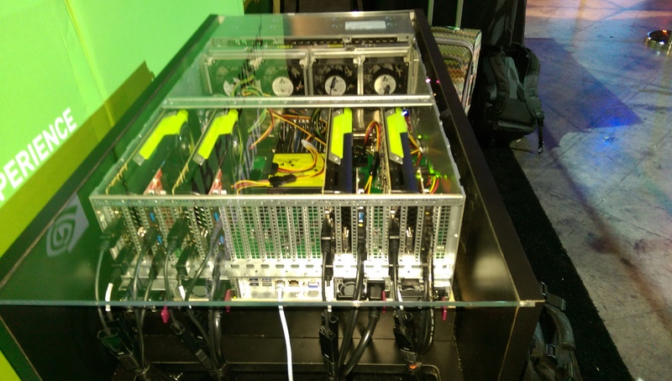 NVIDIA's new system runs 4 x HTC Vive headsets at once