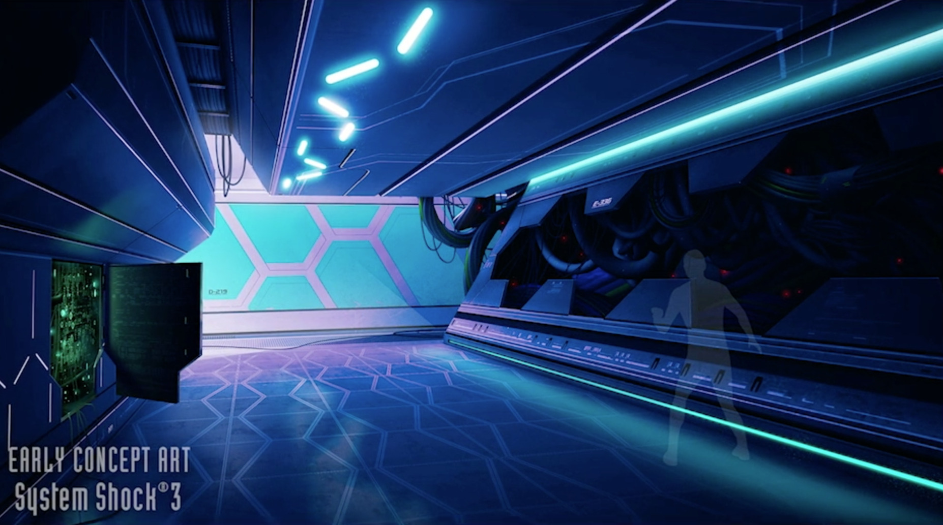 Open enlarged image System Shock 3 concept art, approved by SHODAN 02