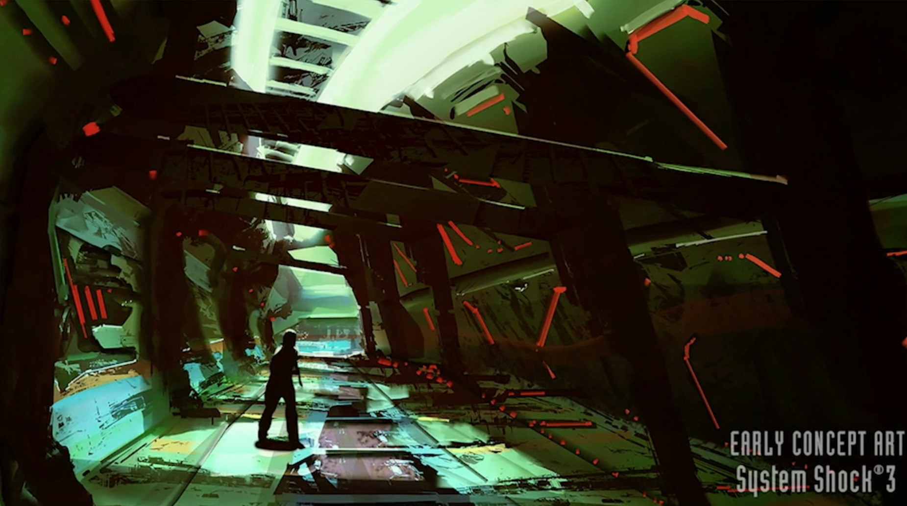 Open enlarged image System Shock 3 concept art, approved by SHODAN 04