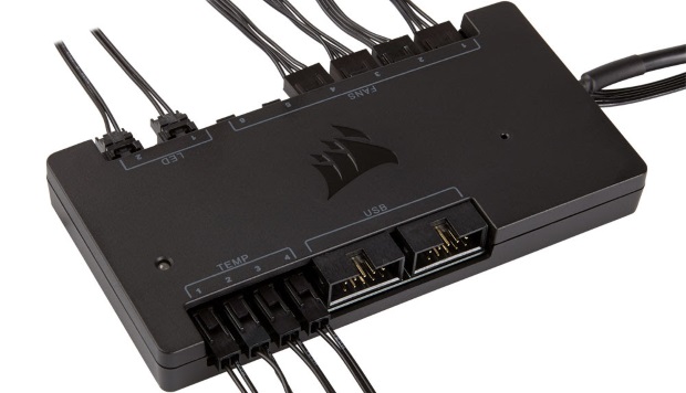 Open enlarged image Corsair's Commander Pro controls all case fans, lighting 08