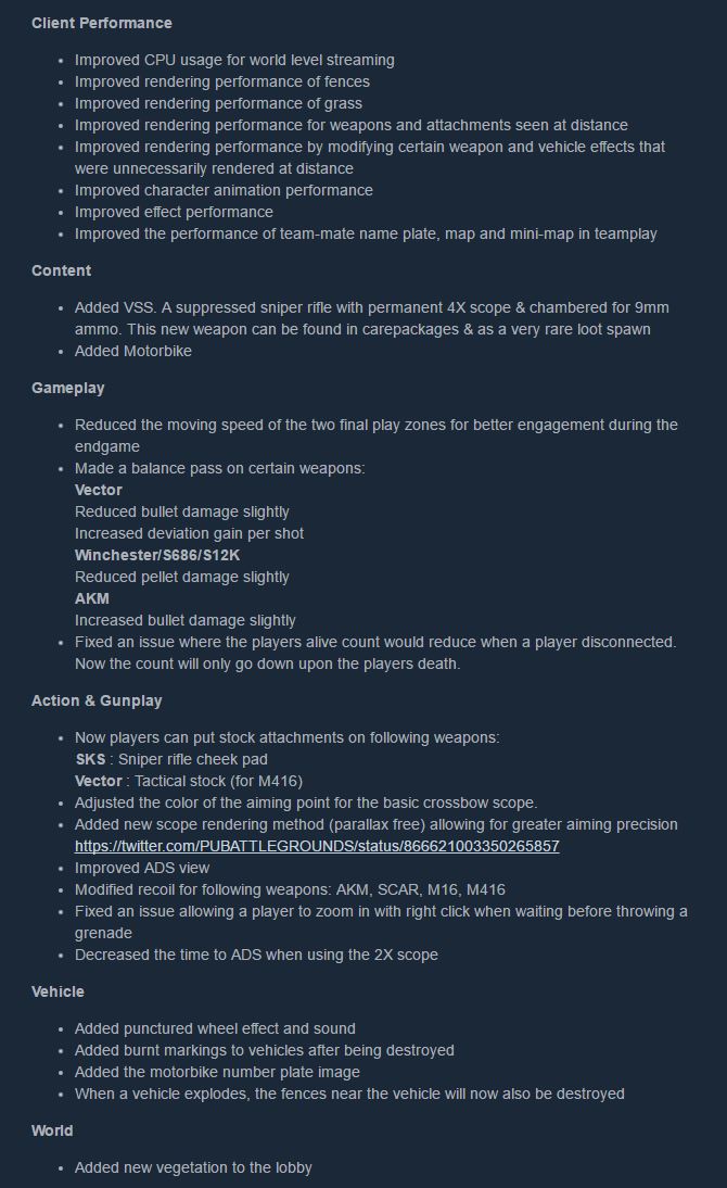 Open enlarged image Battlegrounds' new patch: Early Access beats AAA games 01