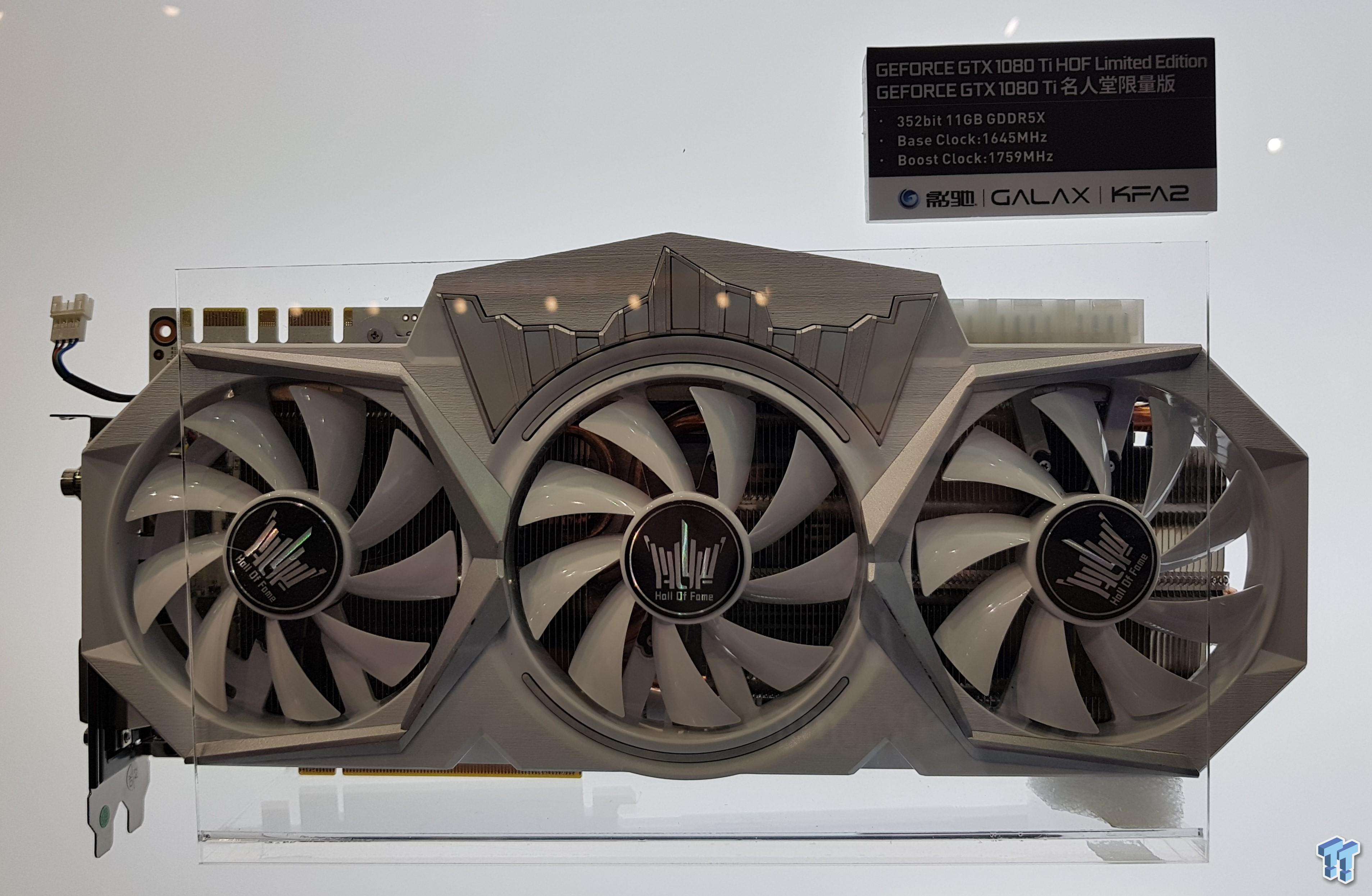 GALAX GeForce GTX 1080 Ti HOF Limited Edition detailed