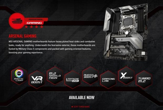 MSI unleashes new fleet of X299 motherboards 238