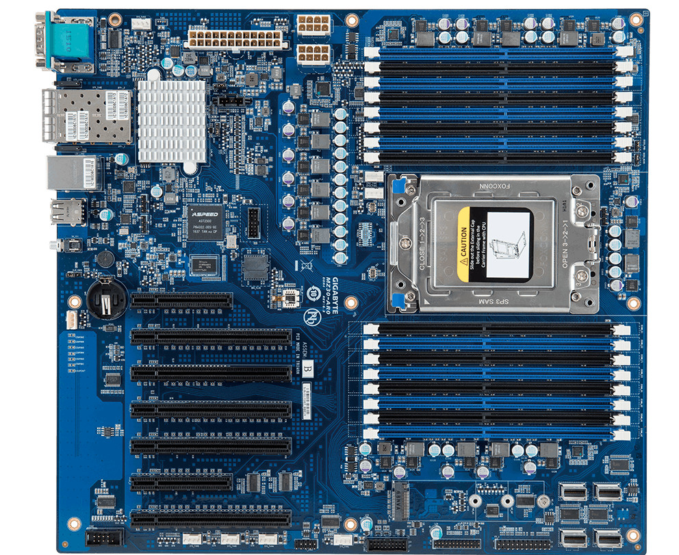 GIGABYTE's new AMD EPYC motherboard supports 1TB of RAM | TweakTown