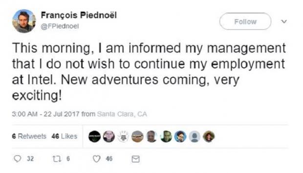 Intel CPU engineer leaves after 20 years