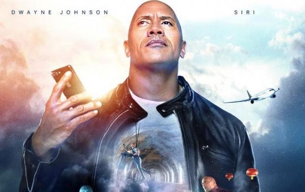 The Rock and Apple announce a movie co-starring...Siri?! 01