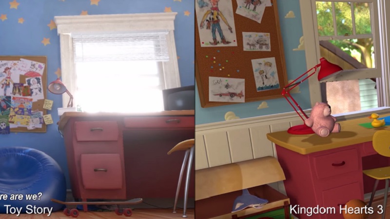 Kingdom Hearts III on the PS4 has CG-level graphics