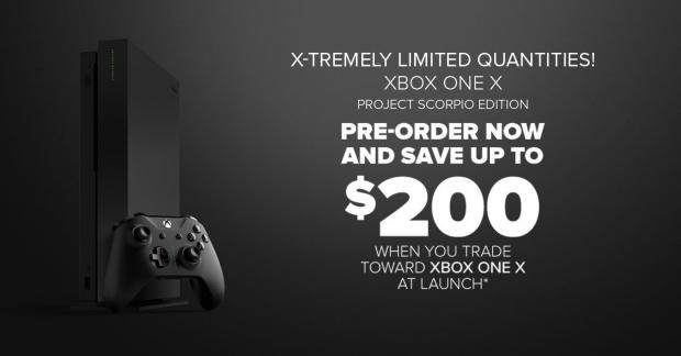 xbox one x promotion