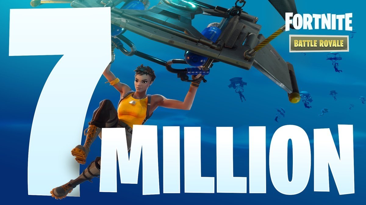 Epic Announces Fortnite Has Over 7 Million Players