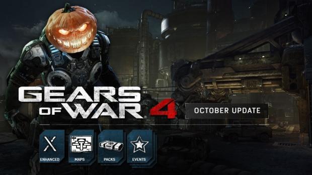 Next week's Gears of War 4 October update adds Xbox One X support, new maps,  Halloween event