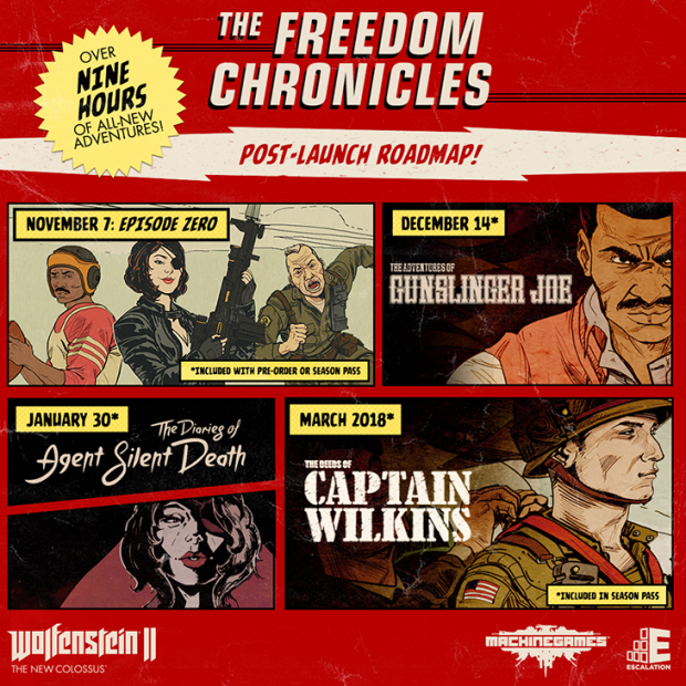 Open enlarged image Wolfenstein II's nine hour DLC series has a pulp charm