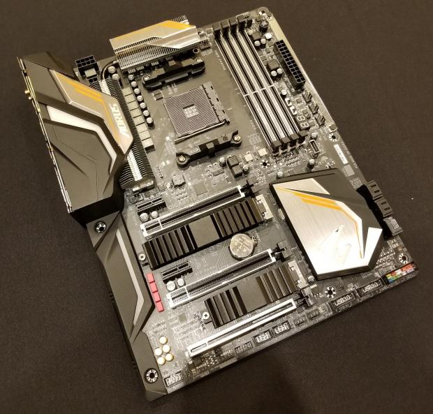 Gigabyte shows off AORUS AM4 motherboard for Ryzen CPUs