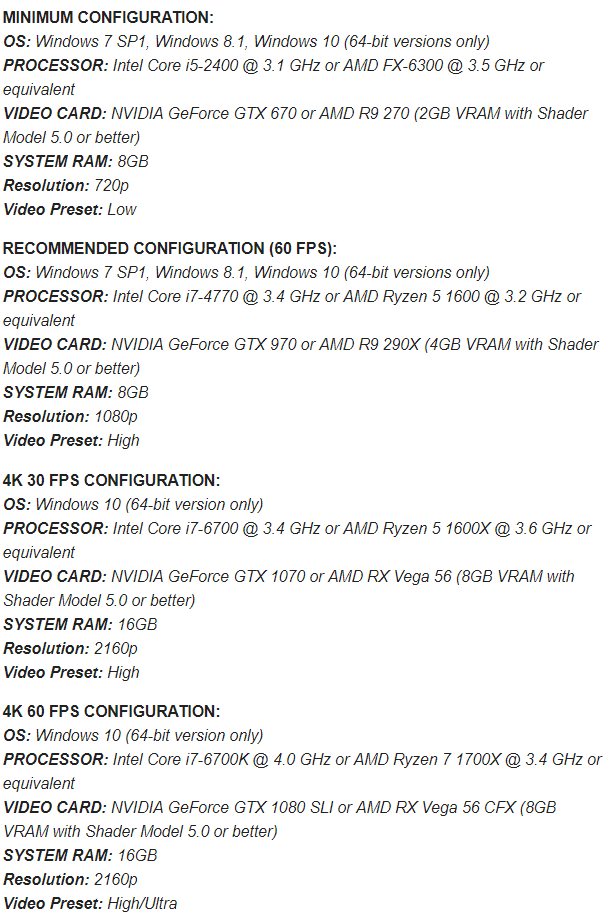 Far Cry 2 System Requirements