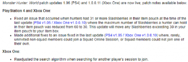 Monster Hunter: World updated for Xbox One, patch 1.06 04