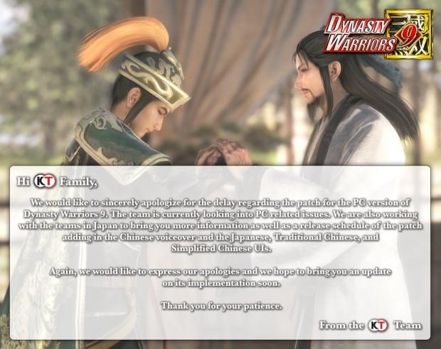Dynasty Warriors 9 dev apologizes for major PC patch delay | TweakTown.com