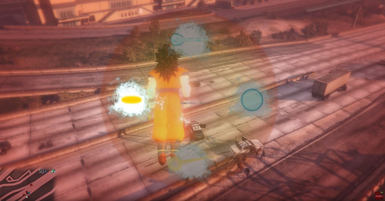 Goku smashes his way into Grand Theft Auto V