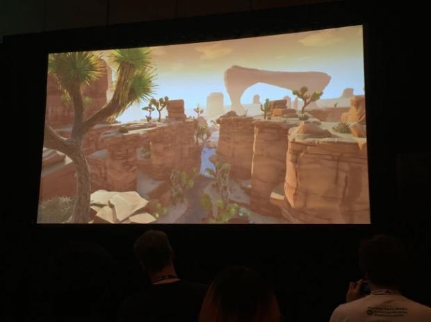 Possible new Fornite maps photographed at GDC 2018