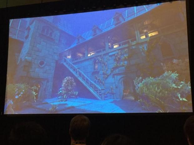 Possible new Fornite maps photographed at GDC 2018 03