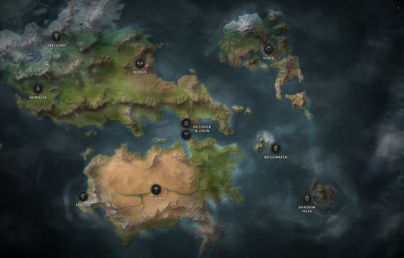 Riot release League of Legends interactive lore world map