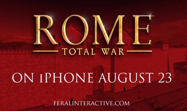 Open enlarged image ROME: Total War is coming to iPhone, August 23rd