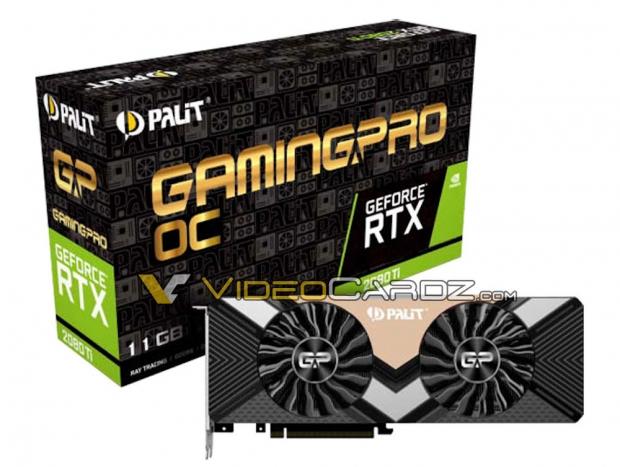 Palit's new GeForce RTX 2080/2080 Ti GamingPro pictured