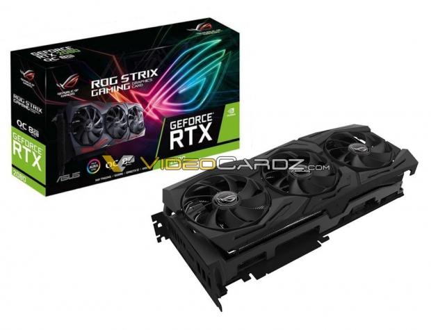 ASUS ROG STRIX GeForce RTX 2080 Ti, RTX 2080 cards shown off