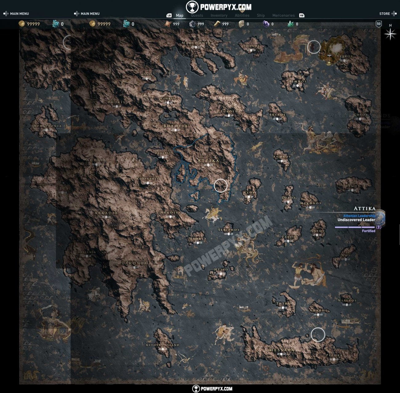 Assassin's Creed Origins World Map is Huge! 