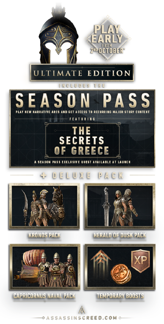 Assassin S Creed Odyssey Ultimate Gold Deluxe Standard Tweaktown