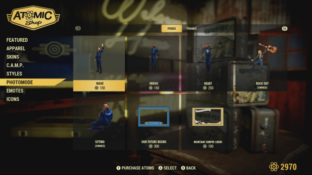 New Fallout 76 Atomic Shop Weekly Update for November 14, 2023