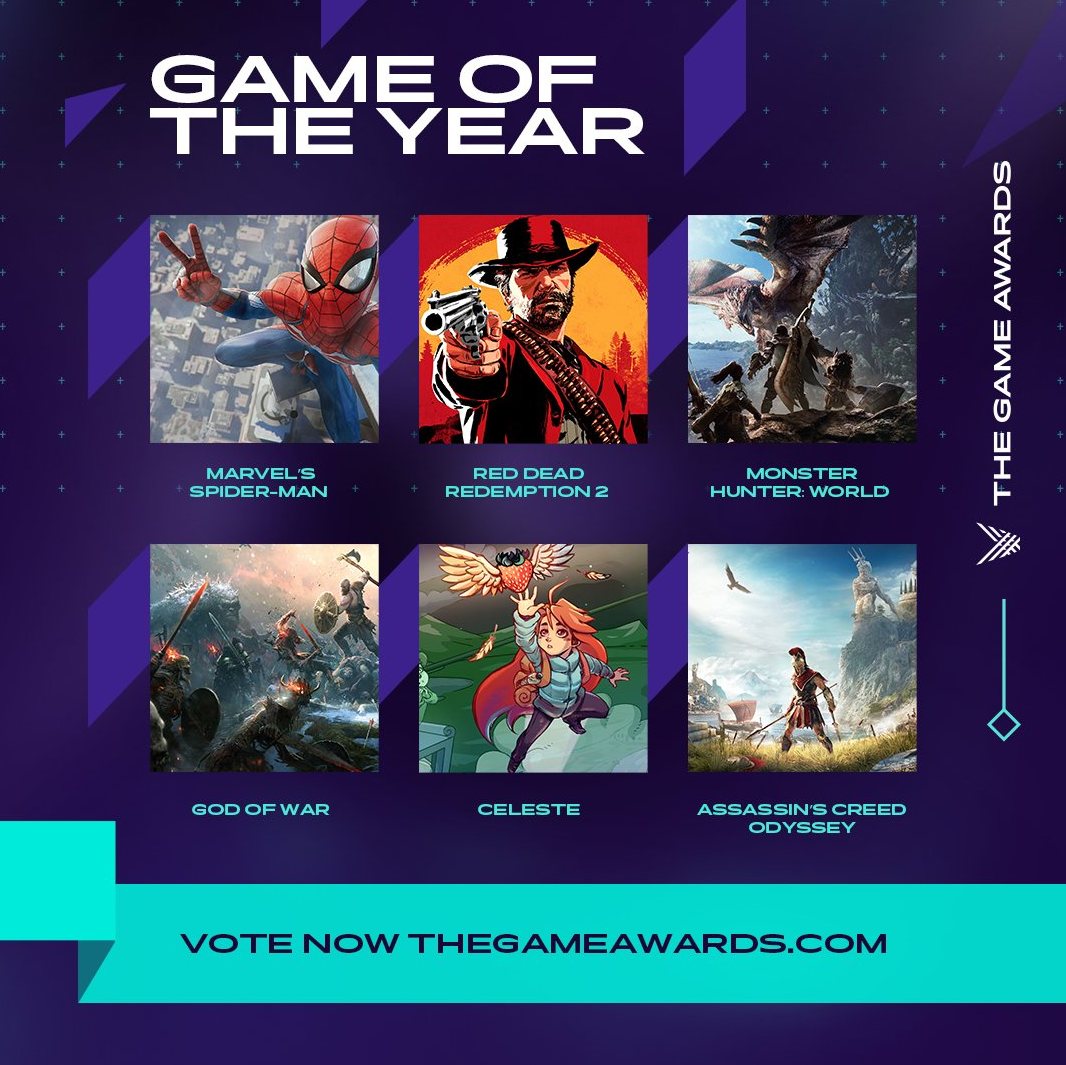 Game Of The Year 2018 Nominees 6 Games Worth Playing