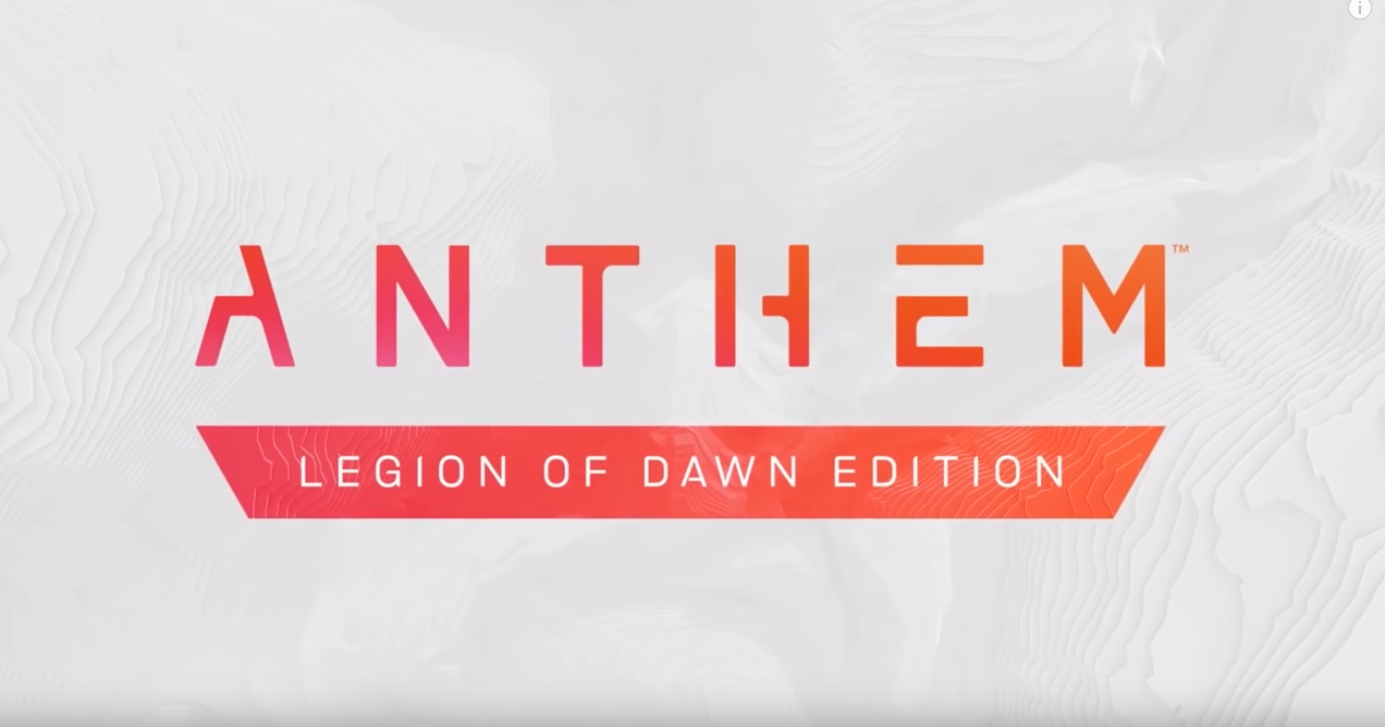 Anthem legion of dawn edition прохождение