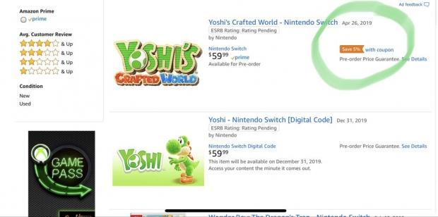 yoshi's crafted world amazon