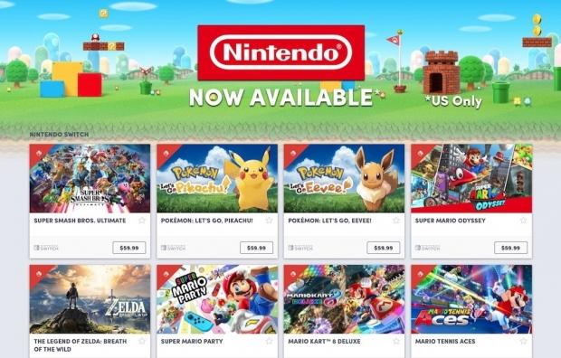 Store nintendo on sale switch games